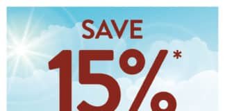 New MILITARY STAR cardmembers can save even more this summer with 15% off first-day purchases from July 21 through July 27.
