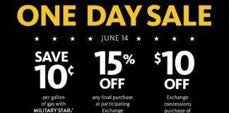 The Army & Air Force Exchange Service and MILITARY STAR® are celebrating the U.S. Army’s 248th birthday with one-day savings for cardholders.