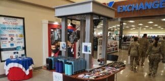 Fort Irwin Main Exchange kiosk