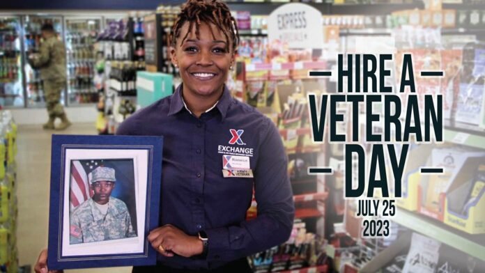 July 25 is National Hire A Veteran Day! The Exchange is dedicated to recruiting, promoting and retaining our Nation’s heroes, hiring more than 10,000 Veterans since 2013.