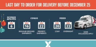 Army & Air Force Exchange Service shoppers are encouraged to shop early on ShopMyExchange.com to ensure their orders arrive in time for the holidays.